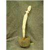 Image 1 : Susie Silook carved ivory female figure mounted on bone- approx. 13-1/2" tall