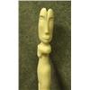 Image 4 : Susie Silook carved ivory female figure mounted on bone- approx. 13-1/2" tall