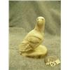 Image 1 : Carved white ivory eagle by Roger Silook- 3-1/4" tall, 2-1/2" wide