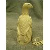 Image 3 : Carved white ivory eagle by Roger Silook- 3-1/4" tall, 2-1/2" wide