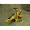 Image 1 : Soapstone kayaker mounted on bone- 3-1/4" tall, 8" long (2)
