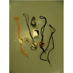 Lot of: 7 Fur Rendezvous Bolo Ties- 1988-1991, 1994, two 1996- estimated value $230 (151)