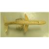 Image 4 : CHOICE on 2 whale bone whales by Michael Scott: 16-1/2"  (2)