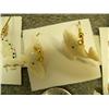 Image 3 : CHOICE on 2 sets of 3 pairs of ivory earrings: 2 pairs of whales, 1 pair of birds