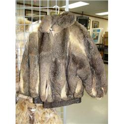 Large Men's reversible possum and leather jacket (28)