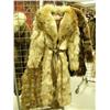 Image 2 : Lady's full length wolf coat size medium (28)