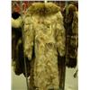 Image 3 : Lady's full length wolf coat size medium (28)