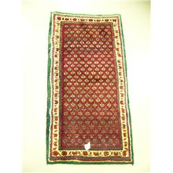 Persian carpet #40129- Bote mir, 4.1' x 2'- estimated retail value $499 (8888)