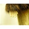 Image 4 : Amelia Kingeekuk skin doll with ivory face and hands- parka made from muskrat and beaver skin, pants