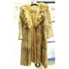 Image 1 : Nutria coat with raccoon ruff 47" long (28)