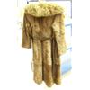 Image 2 : Nutria coat with raccoon ruff 47" long (28)