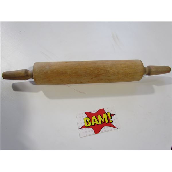 Wood dough roller