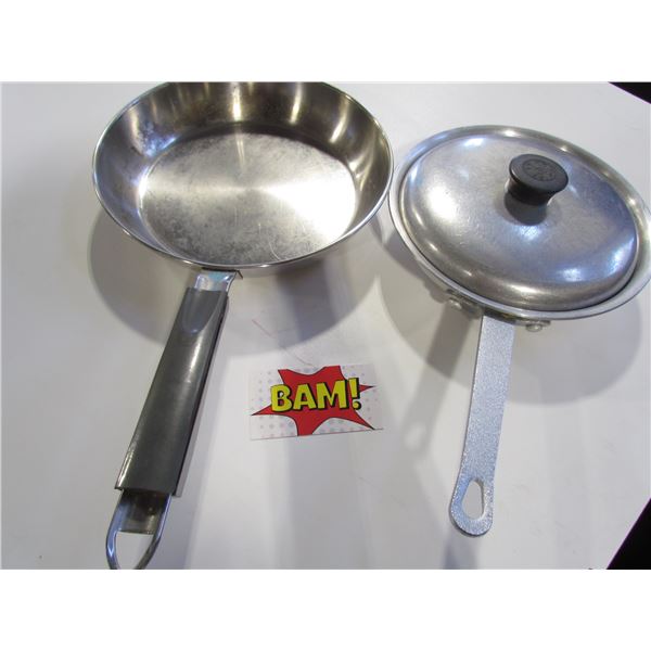 Steel frying pans  X2