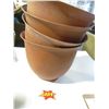 Image 1 : 4 Red Flower Pots