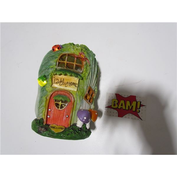 Fairy garden cabbage house-  battery operated