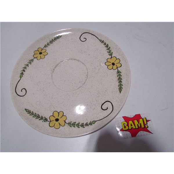 Large serving flower plater