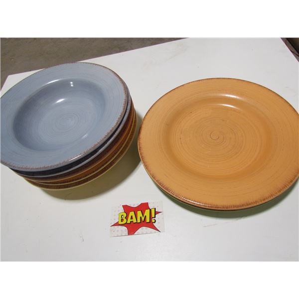 Bowl and plate set (5 bowls and 2 plates