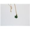 Image 1 : Jade Maple Leaf Necklace