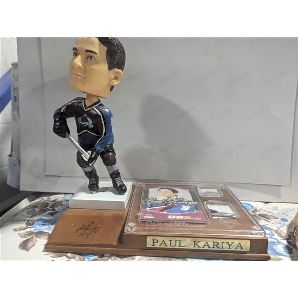 Paul Kariya Bobblehead and Player Card