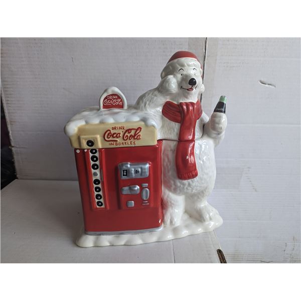 Coca Cola Bear Cookie Jar