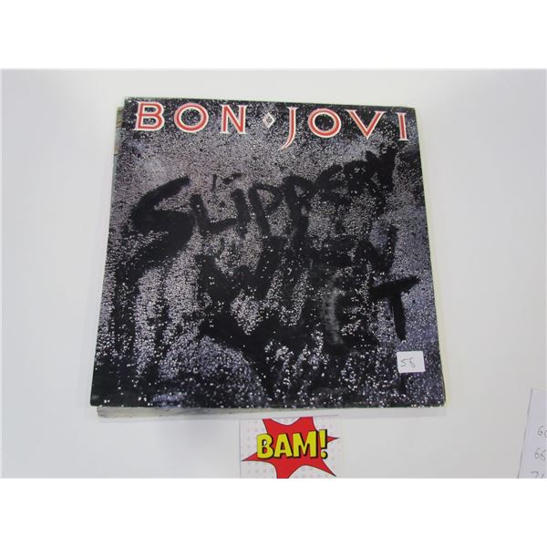 Music Record: Bon Jovi - Slippery When Wet Album