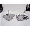 Image 1 : Silver Leaf Candle holders