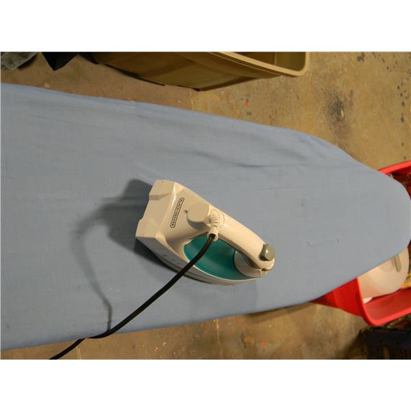 Ironing Board and Iron