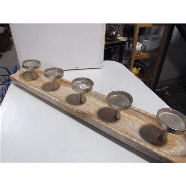 Wooden Candle Stand