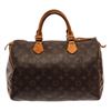 Image 1 : Louis Vuitton Brown Monogram Canvas Speedy 30 Satchel Bag