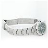 Image 5 : Rolex Ladies Midsize 31MM Black Index Dial 18K White Gold Diamond And Sapphire D