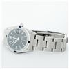 Image 9 : Rolex Ladies Midsize 31MM Black Index Dial 18K White Gold Diamond And Sapphire D