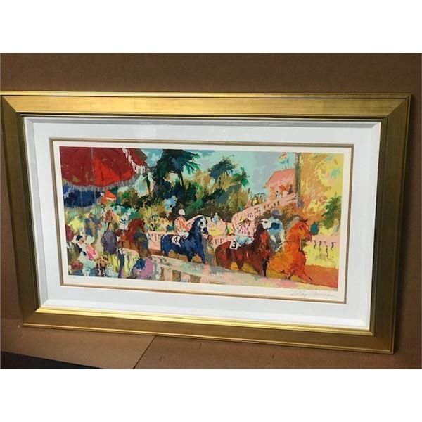 Leaving the Paddock by Leroy Neiman