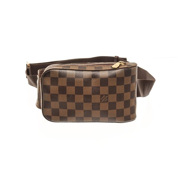 Louis Vuitton Brown Damier Ebene Canvas Geronimos Shoulder Bag