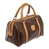 Image 2 : Celine Dark Brown and Tan Leather Macadam Boston Bag