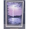 Image 2 : "River Strike" limited edition 965/1500, framed print - by Glen Scrimshaw
