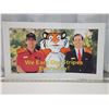 Image 1 : Plastic Esso tiger sign - 24"w
