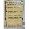 Image 2 : "The Man's & Woman's guide to relationships" tin signs