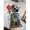 Image 7 : Halloween items - "Spooky Town" lighted décor & NOS candy dish