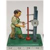 Image 3 : 2 Vintage tin workers - Machine worker & Log cutter