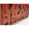 Image 2 : Metal, lighted "Merry Christmas" sign - 26"x12" - untested
