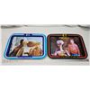 Image 1 : 2 Vintage "E.T." movie, tv trays