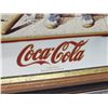 Image 3 : Coca-Cola framed glass picture, w/ glass bezel - 15"x19"