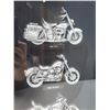 Image 3 : Harley Davidson, Motorcycles in the 1980s framed glass motorcycle emblems