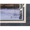 Image 3 : "Winter Haven" by Glen Scrimshaw, framed glass - limited edition print - 100/749 - c/w certificate