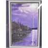 Image 2 : "Hideaway" by Glen Scrimshaw, framed glass - limited edition - 534/1500 - 14"x17" - c/w certificate