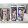 Image 4 : "Tennent's" lager beer cans, w/ ladies pictures - empty