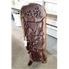 Image 1 : 2pc - African hand carved - One of kind - Unique wooden chair