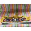 Image 1 : beaded traditional buck skin belt