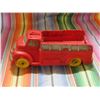 Image 3 : antique rubber fire truck and car