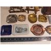 Image 2 : antique ashtrays brass and misc. wall hooks